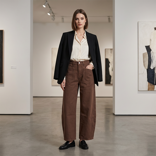 📢📢50% OFF !! ⏰Women's High-Waist Wide-Leg Pants