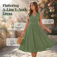 Dames Elegante Mouwloze V-hals Jurk