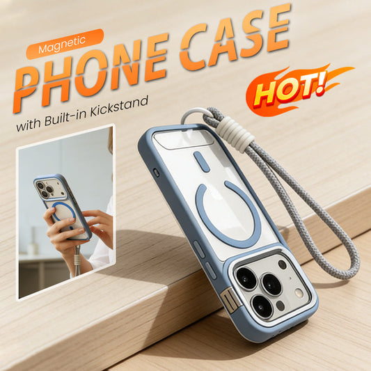 Magnetisch Telefoonhoesje met Ingebouwde Standaard