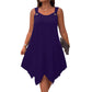 👗 50% OFF NOW! 💃 Women's Sleeveless Dress with Asymmetrical Hem – Chic & Flowy ✨