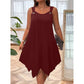 👗 50% OFF NOW! 💃 Women's Sleeveless Dress with Asymmetrical Hem – Chic & Flowy ✨
