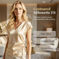 Dames Effen Kleur Zijdezachte V-Hals Top