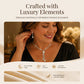 Dames Zirkoon Bloemen Ketting & Oorbellen Set