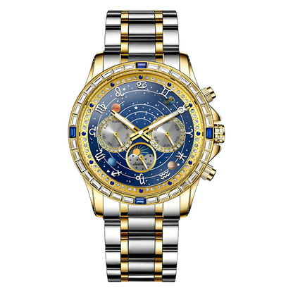 Multifunctioneel Automatisch Horloge met Zon- & Maanfase