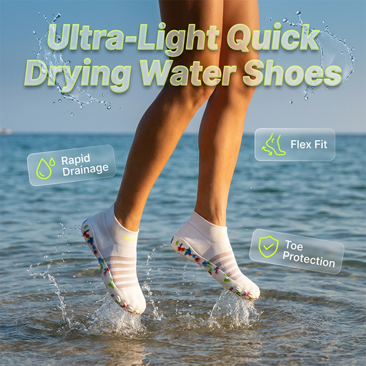 🌊 LIMITED-TIME 50% OFF! ✨ Unisex Breathable Water Shoes – Mesh Upper, Drainage Holes, Anti-Slip Sole 🏖️