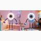 Flexibele robotbureauventilator met LED-verlichting