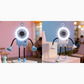 Flexibele robotbureauventilator met LED-verlichting