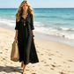 Boheemse Ruche V-hals Maxi Jurk