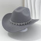 🤠 SCONTO DEL 50%! 💖 Cappello da cowboy da donna con cuore in strass – Elegante fedora in stile jazz francese – Dettagli scintillanti, leggero e regolabile – perfetto per festival, feste o per un look estivo chic 🎶
