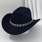 🤠 SCONTO DEL 50%! 💖 Cappello da cowboy da donna con cuore in strass – Elegante fedora in stile jazz francese – Dettagli scintillanti, leggero e regolabile – perfetto per festival, feste o per un look estivo chic 🎶