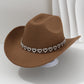 🤠 SCONTO DEL 50%! 💖 Cappello da cowboy da donna con cuore in strass – Elegante fedora in stile jazz francese – Dettagli scintillanti, leggero e regolabile – perfetto per festival, feste o per un look estivo chic 🎶