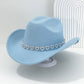 🤠 SCONTO DEL 50%! 💖 Cappello da cowboy da donna con cuore in strass – Elegante fedora in stile jazz francese – Dettagli scintillanti, leggero e regolabile – perfetto per festival, feste o per un look estivo chic 🎶