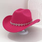 🤠 SCONTO DEL 50%! 💖 Cappello da cowboy da donna con cuore in strass – Elegante fedora in stile jazz francese – Dettagli scintillanti, leggero e regolabile – perfetto per festival, feste o per un look estivo chic 🎶