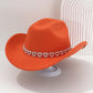 🤠 SCONTO DEL 50%! 💖 Cappello da cowboy da donna con cuore in strass – Elegante fedora in stile jazz francese – Dettagli scintillanti, leggero e regolabile – perfetto per festival, feste o per un look estivo chic 🎶