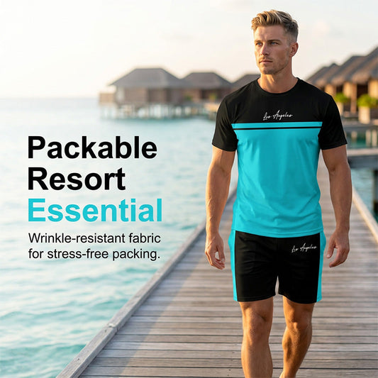 🏆ULTIMO GIORNO DI SALDI – 50% DI SCONTO🔥Set Due Pezzi Activewear Elegante da Uomo