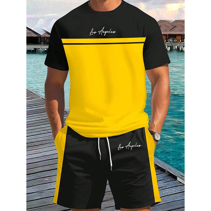 🏆ULTIMO GIORNO DI SALDI – 50% DI SCONTO🔥Set Due Pezzi Activewear Elegante da Uomo