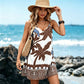 🏆ULTIMO GIORNO DI SALDI – 50% DI SCONTO🔥Vestito Mini Estivo da Donna con Stampa Tropicale Boho