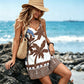🏆ULTIMO GIORNO DI SALDI – 50% DI SCONTO🔥Vestito Mini Estivo da Donna con Stampa Tropicale Boho