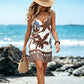 🏆ULTIMO GIORNO DI SALDI – 50% DI SCONTO🔥Vestito Mini Estivo da Donna con Stampa Tropicale Boho