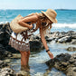🏆ULTIMO GIORNO DI SALDI – 50% DI SCONTO🔥Vestito Mini Estivo da Donna con Stampa Tropicale Boho