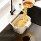 🚰 CESTELLO FILTRANTE PIEGHEVOLE PER LAVANDINO! 🧺 Si aggancia al rubinetto, raccoglie i residui e si ripiega per risparmiare spazio! Perfetto per la cucina! 🌊✨