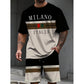 👕 50% DI SCONTO ORA! 🎨 Completo da Uomo T-Shirt e Pantaloncini Stampati – Morbido e traspirante – Perfetto per l'estate, la spiaggia o i giorni casual – stile facile da abbinare 🌊✨