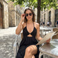 👗Abito Maxi Estivo da Donna con Scollo a V Sexy