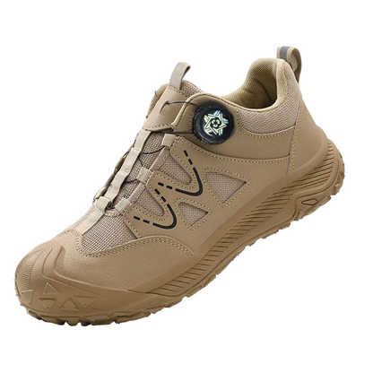 Scarpe antinfortunistiche da uomo con puntale in acciaio e sistema di allacciatura rotante