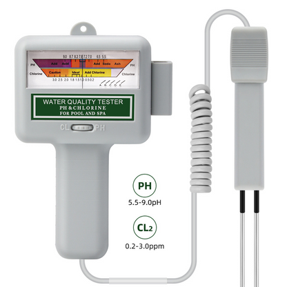 Tester 2 in 1 per pH e Cloro dell'Acqua della Piscina