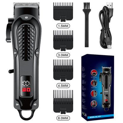 ✂️ DIY haircuts just got easy. Cordless, powerful, and comes with everything you need – guards, oil, scissors. Fresh cut, zero salon trip. 💪