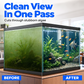 🐠 Tank glass look like a swamp? One pass – spotless. Works on tanks, terrariums, glass. 50% OFF! 😱🧽