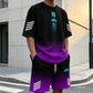 Set Due Pezzi T-Shirt e Pantaloncini Estivi da Uomo
