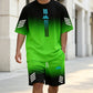 Set Due Pezzi T-Shirt e Pantaloncini Estivi da Uomo