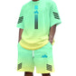 Set Due Pezzi T-Shirt e Pantaloncini Estivi da Uomo