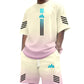 Set Due Pezzi T-Shirt e Pantaloncini Estivi da Uomo