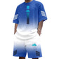 Set Due Pezzi T-Shirt e Pantaloncini Estivi da Uomo