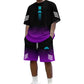 Set Due Pezzi T-Shirt e Pantaloncini Estivi da Uomo