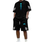 Set Due Pezzi T-Shirt e Pantaloncini Estivi da Uomo