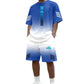 Set Due Pezzi T-Shirt e Pantaloncini Estivi da Uomo