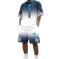 Set Due Pezzi T-Shirt e Pantaloncini Estivi da Uomo