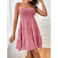 💙👗 50% OFF – TODAY ONLY! Sleeveless Smocked Mini Dress – stretchy, comfortable, cute – your new summer favorite. ☀️💨