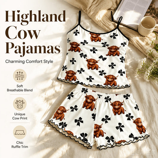 Summer Sleepless Spaghetti Strap Cami Sleepwear Set