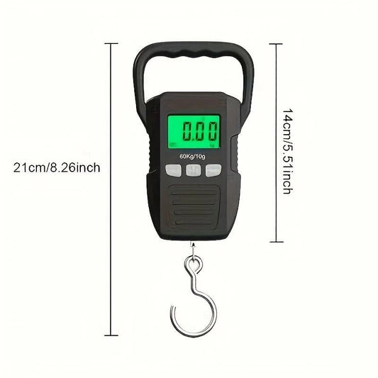 Kolzp Digital Handheld Luggage Scale 🧳 Weigh It, Pack It, Fly Stress-Free – Avoid Overweight Fees Before You Leave Home ✨