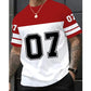 Men's Printed Short-Sleeve Sports T-Shirt