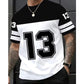 Men's Printed Short-Sleeve Sports T-Shirt