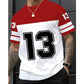 Men's Printed Short-Sleeve Sports T-Shirt