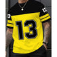Men's Printed Short-Sleeve Sports T-Shirt