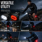 USB Rechargeable Bike Light Set 🚲🔦 Light Up the Road, Ride Home Safe – No Batteries, No Fuss ✨