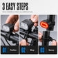 USB Rechargeable Bike Light Set 🚲🔦 Light Up the Road, Ride Home Safe – No Batteries, No Fuss ✨