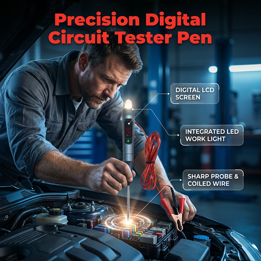 🔧 50% OFF NOW! ⚡ Digital Automotive Circuit Tester Pen – Precise detection, easy-to-read display & safe – Perfect for car electrical diagnostics & repairs 🚗